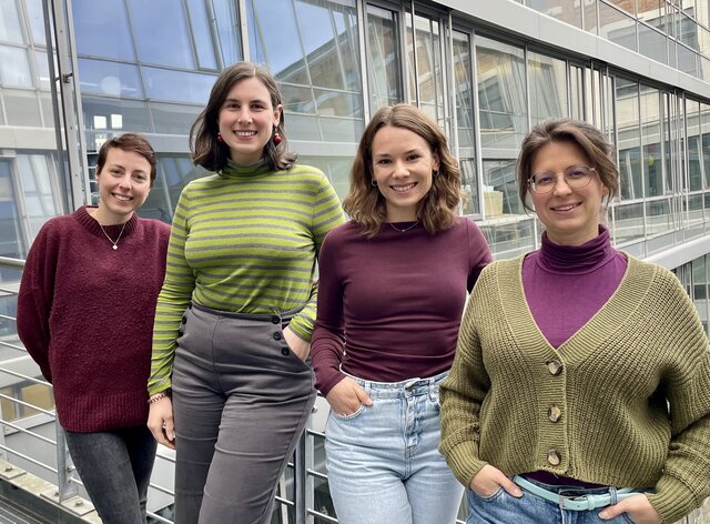 Team Regionalmangement. Von links: Sandra Lindemann, Katja Thei&szlig;en, Julia Sprengel und Annik Bechmann