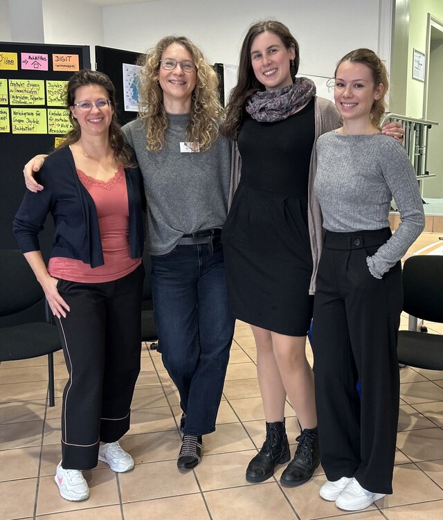 Team Regionalmangement. Von links: Sandra Lindemann, Katja Theißen, Julia Sprengel und Annik Bechmann