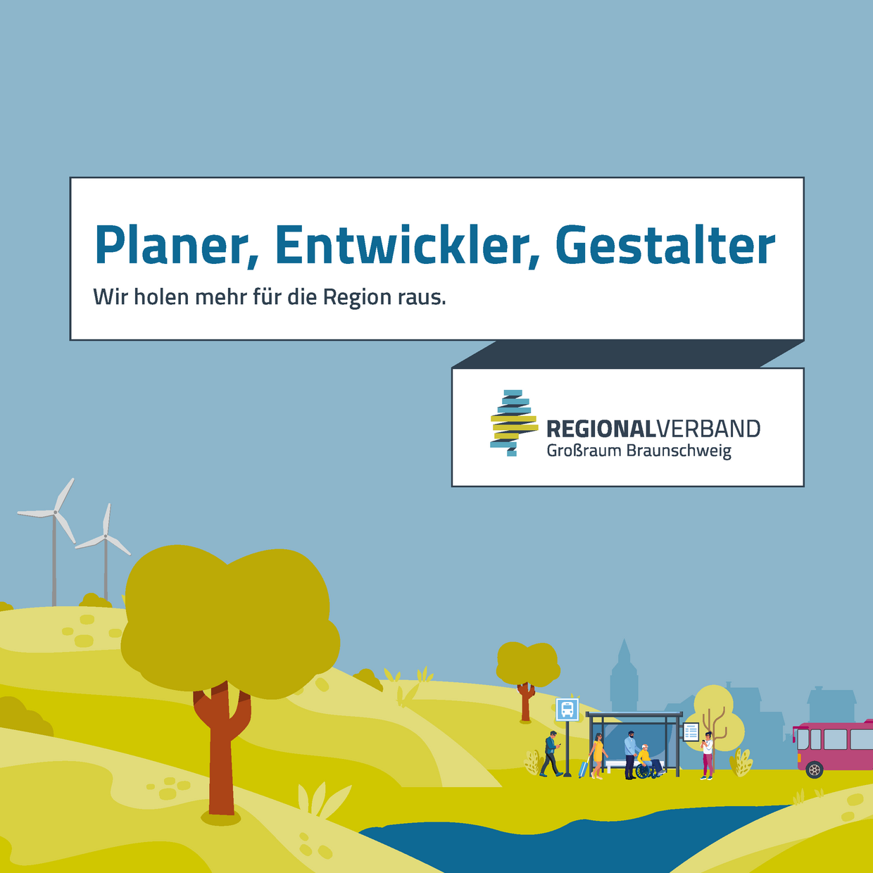 Deckblatt zur Broschüre "Was macht der Regionalverband für die Region?"