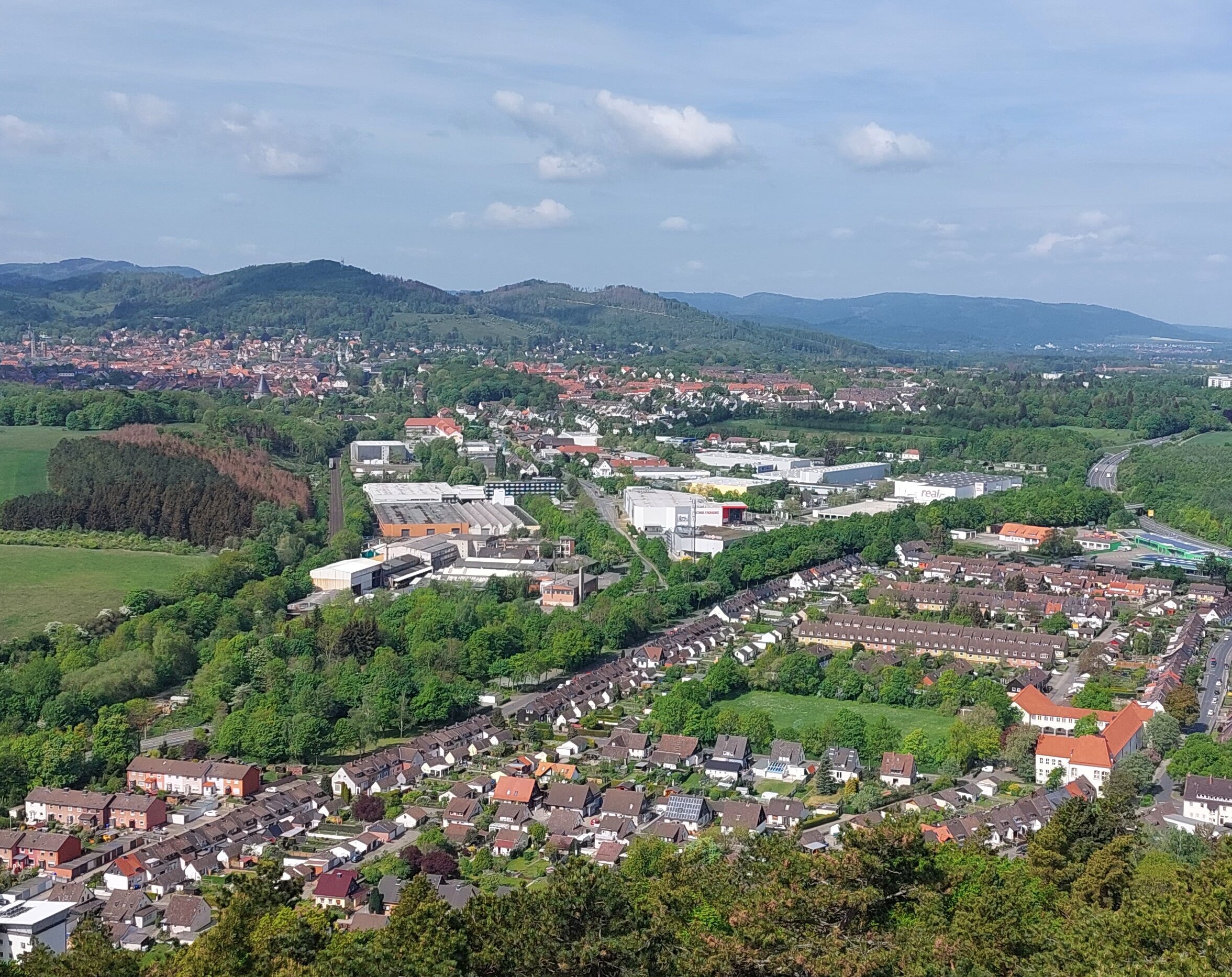 Luftaufnahme Stadt Goslar