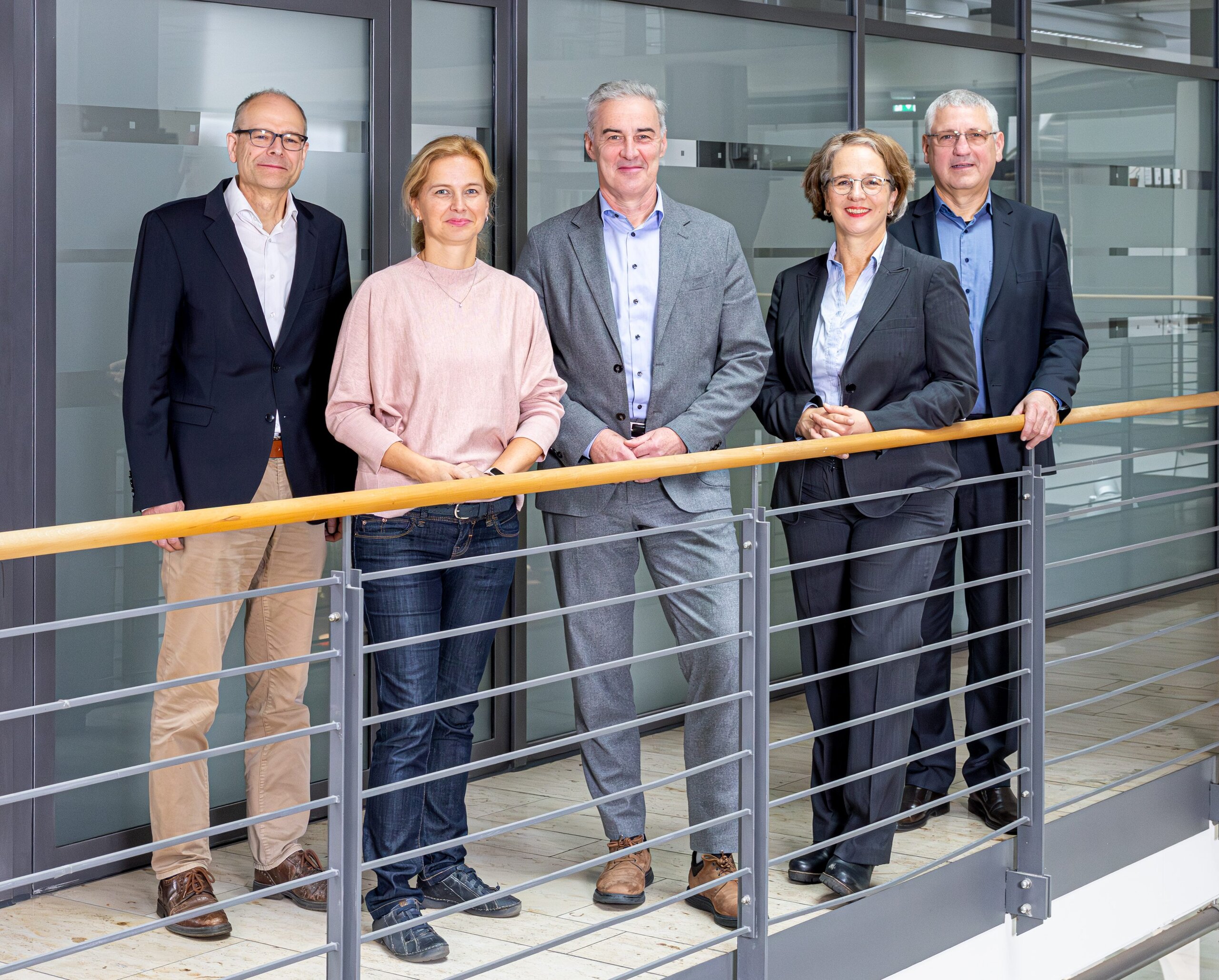 Die Verbandsleitung des Regionalverbandes: (v.l.) Fritz Rössig, Anja Marquardt, Ralf Sygusch, Anna Weyde, Claus Lorenz.