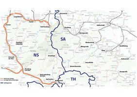 Schienenstrecken im Westharz