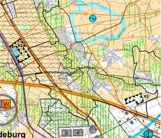 Kartenausschnitt RROP 2008.1