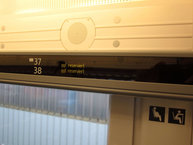 Fahrgastinformation im Zug: Hier die elektronische Sitzplatzreservierung