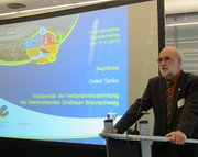 Detlef Tanke, Vorsitzender der Verbandsversammlung eröffnet die Veranstaltung