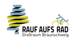 Logo des Förderprogrammes "Rauf aufs Rad"