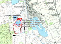 ROV "Bodenabbau Wipshausen der SK Steinkultur Kies GmbH, Erweiterung nach Norden", Lageplan