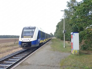 Foto der Bahnstation Vorhop