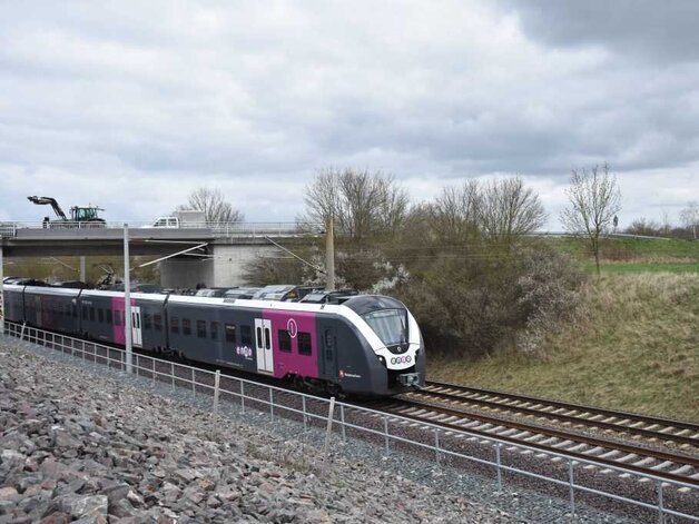 Ein enno auf der Fahrt von Wolfsburg nach Braunschweig.