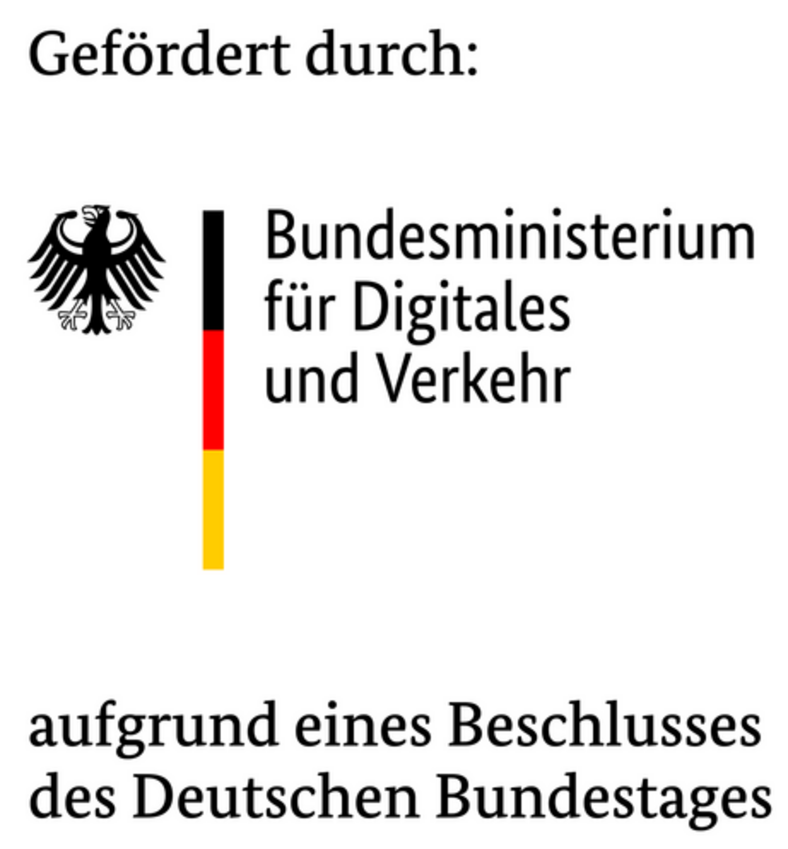 Logo des Bundesministeriums für Digitales und Verkehr