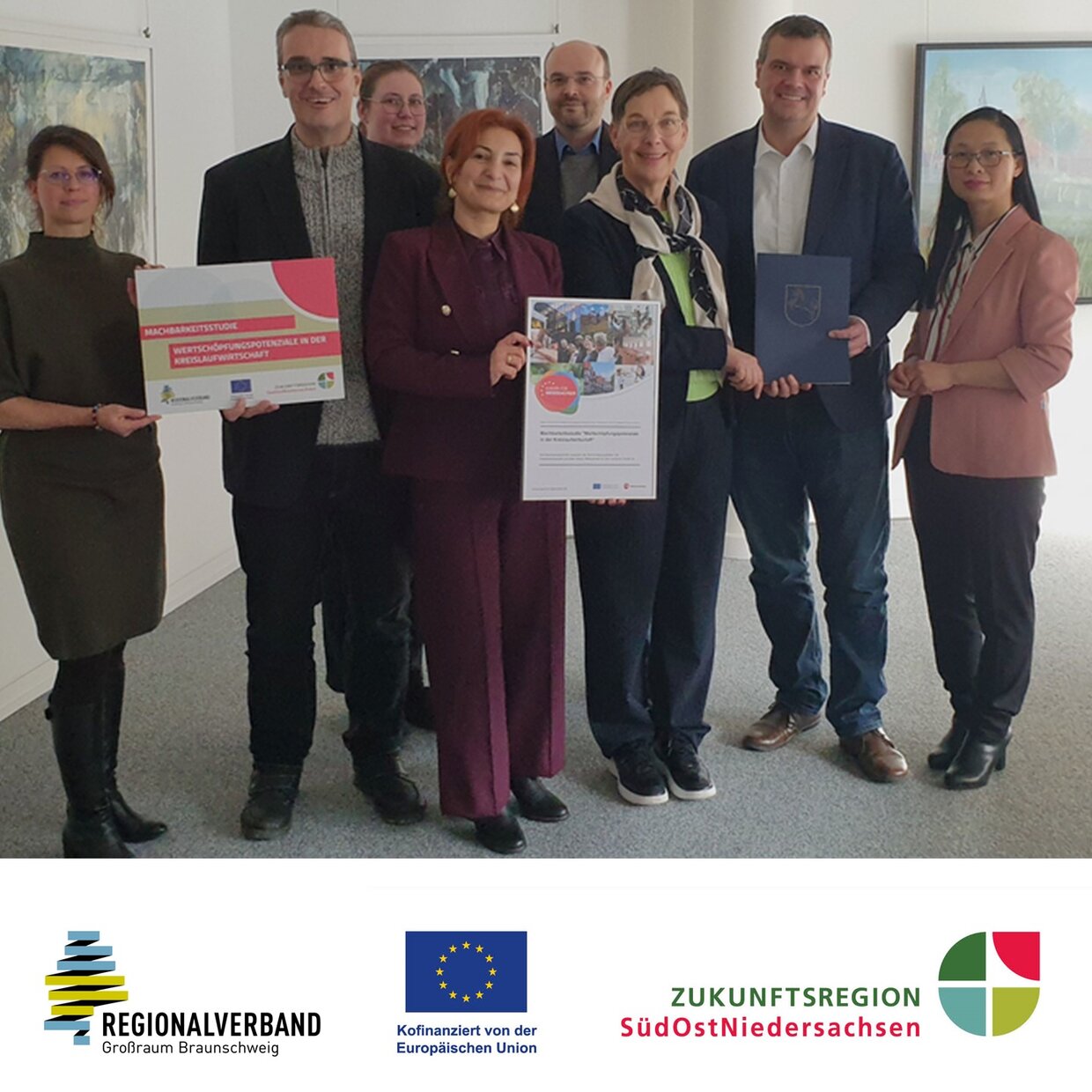 Bescheidübergabe Machbarkeitsstudie Wertschöpfungspotenziale in der Kreislaufwirtschaft