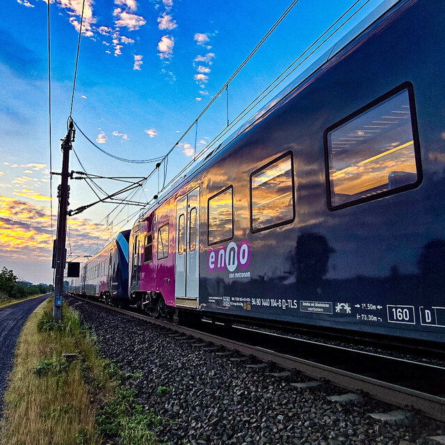 Der enno auf seiner Fahrt zwischen Wolfsburg und Braunschweig.