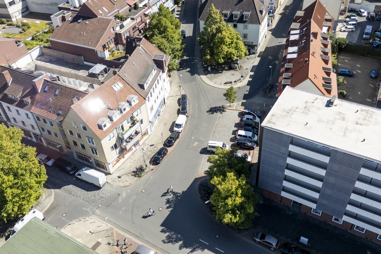 Projektgebiet f&uuml;r den zuk&uuml;nftigen Pocketpark B&auml;ckerklint 