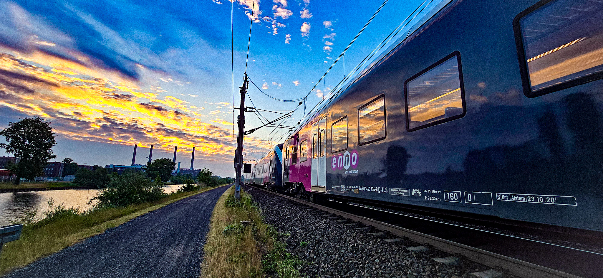 Der enno auf seiner Fahrt zwischen Wolfsburg und Braunschweig.
