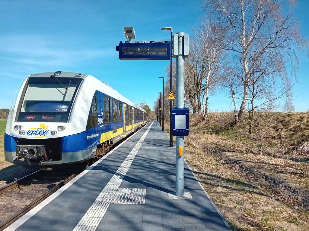 Der Bahnhof in Vorhop ist modernisiert und barreifrei umgebaut. 